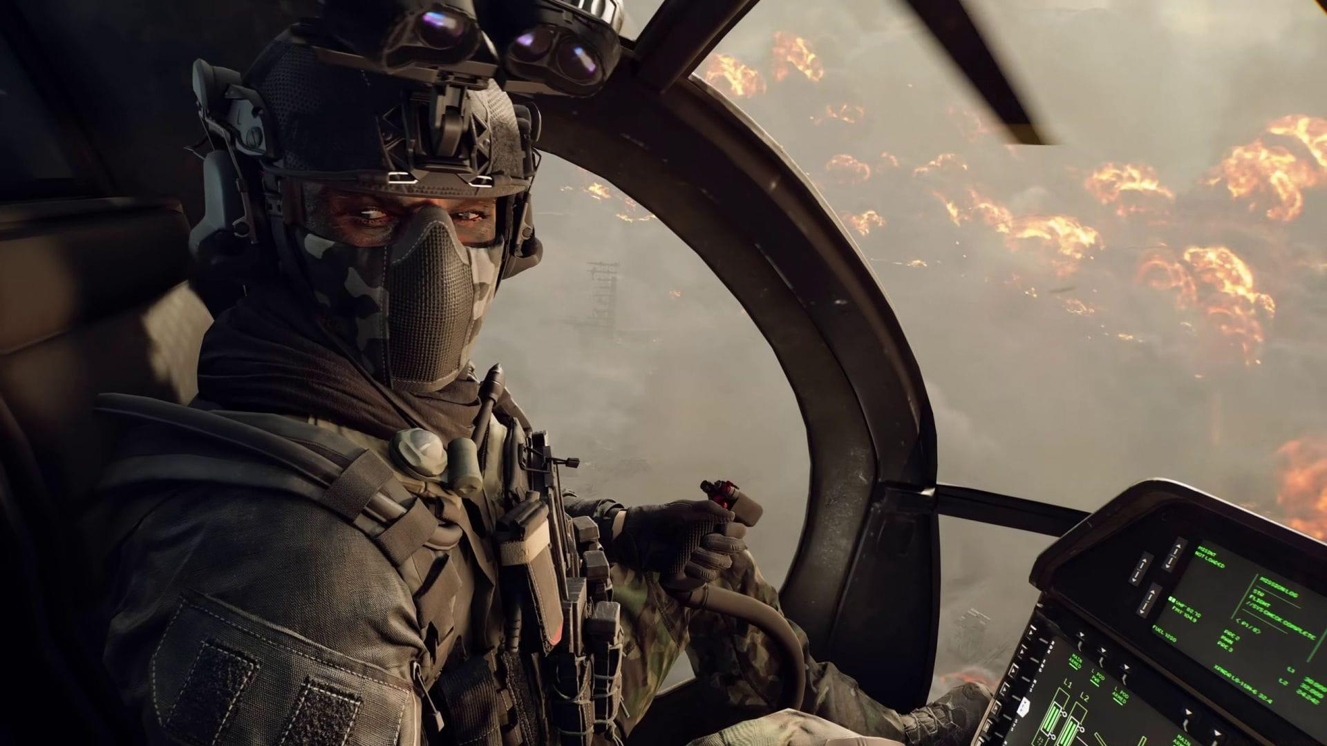 Battlefield 6 campaign footage.