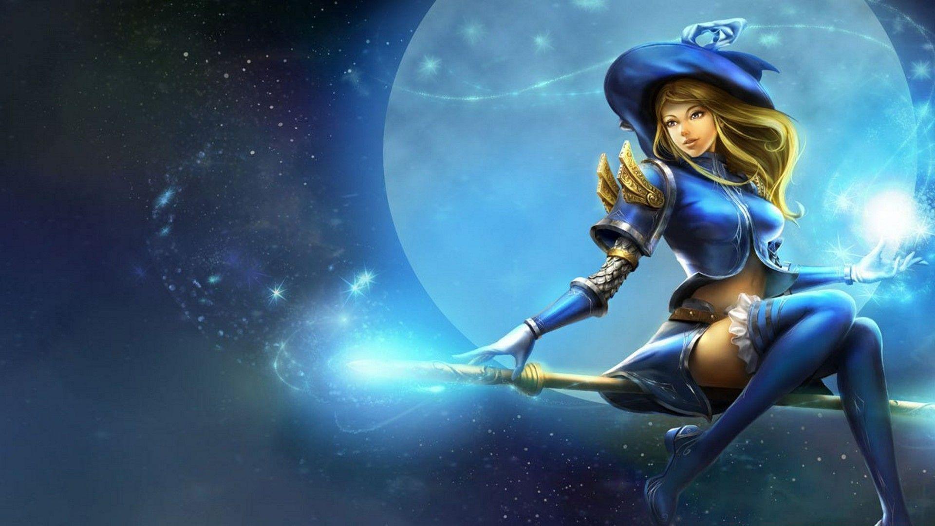 Sorceress Lux in League of Legends (Image via Riot Games)