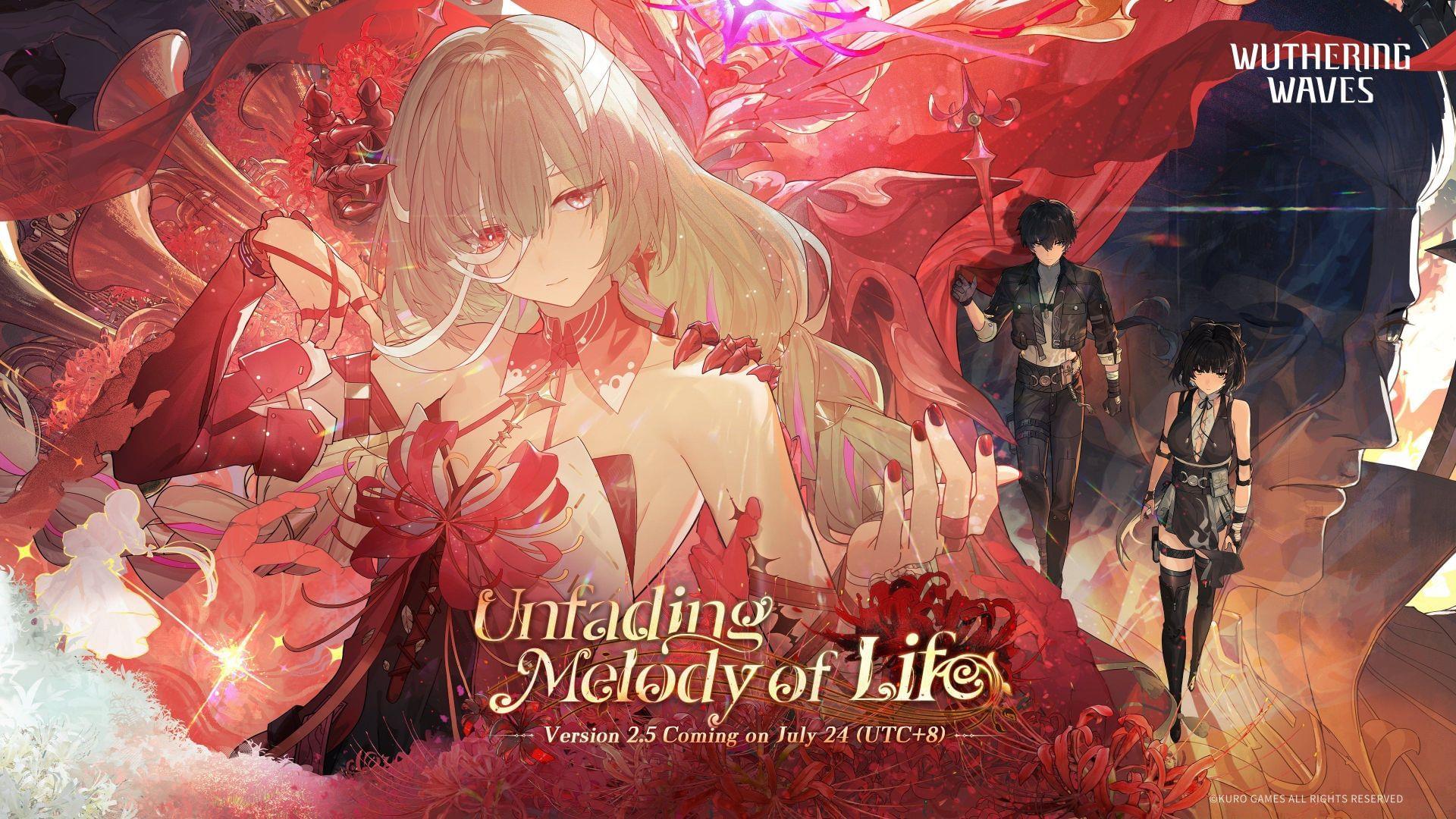 Wuthering Waves 2.5 update patch notes