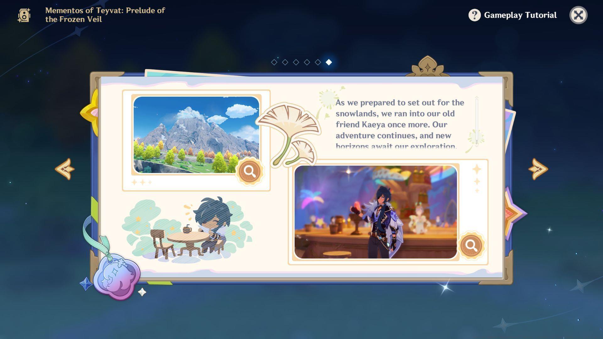 Mementos of Teyvat: Prelude of the Frozen Veil Day 6 guide (Image via HoYoverse)