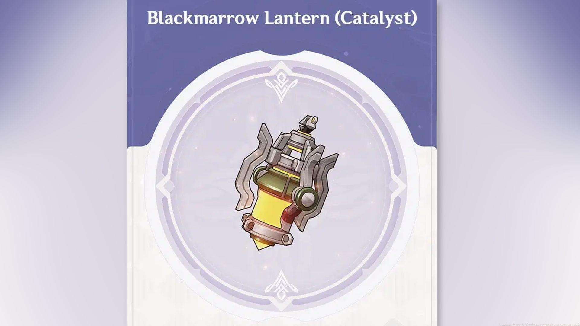 Guide on forging and leveling up Blackmarrow Lantern (Image via Sportskeeda Gaming/HoYoverse)