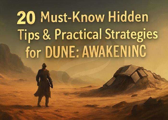 Dune: Awakening mastering hidden tricks