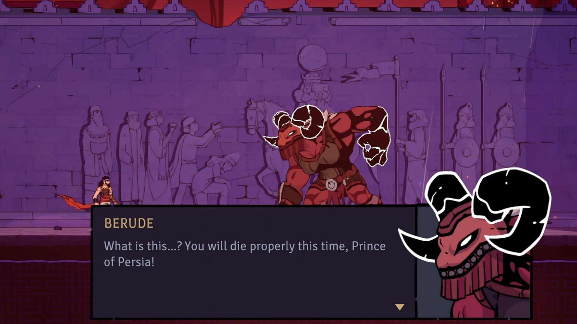 how to defeat General Berude in The Rogue Prince of Persia