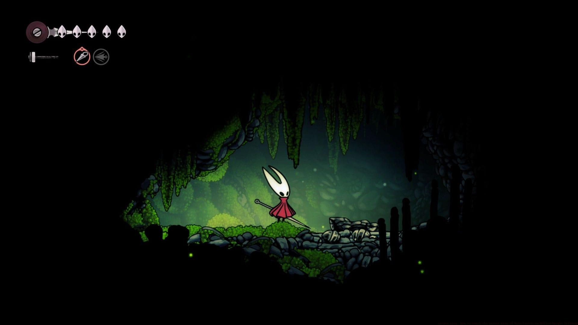 Hollow Knight Silksong secret area Moss Grotto