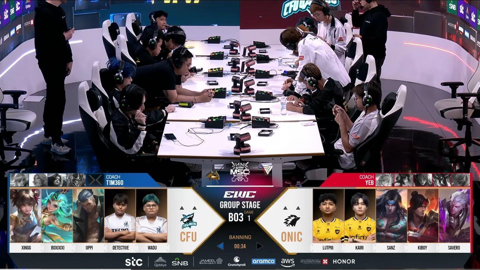 MSC 2025 Group Stage began on July 23, 2025 (Image via YouTube/MLBB Esports)