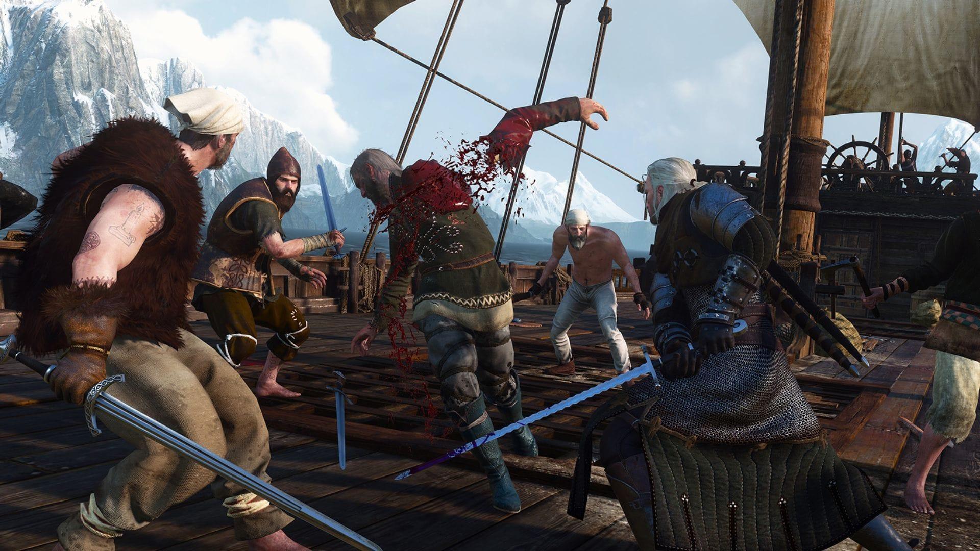 A scene from The Witcher 3