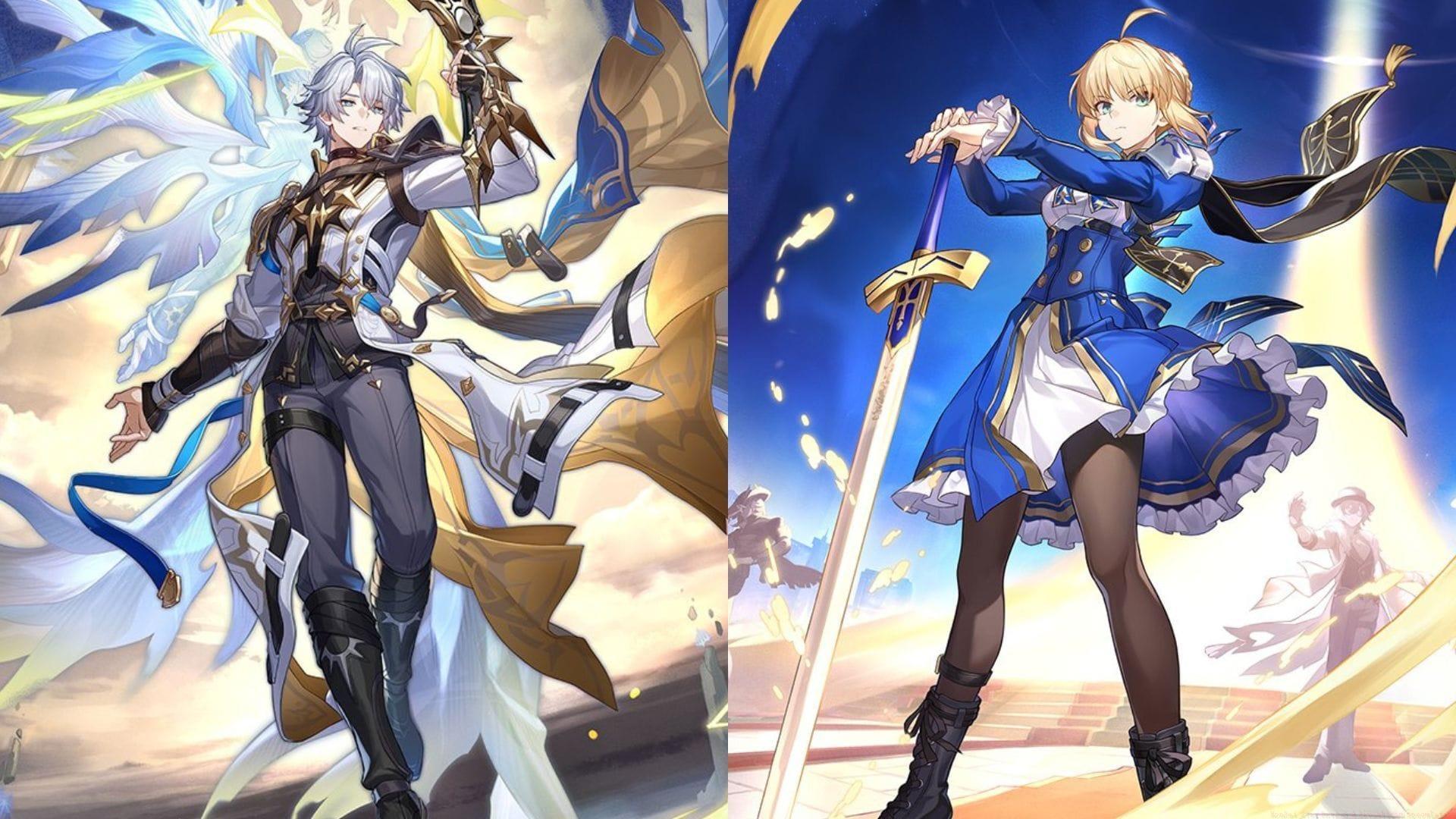 Phainon and Saber in Honkai Star Rail (Image via HoYoverse)