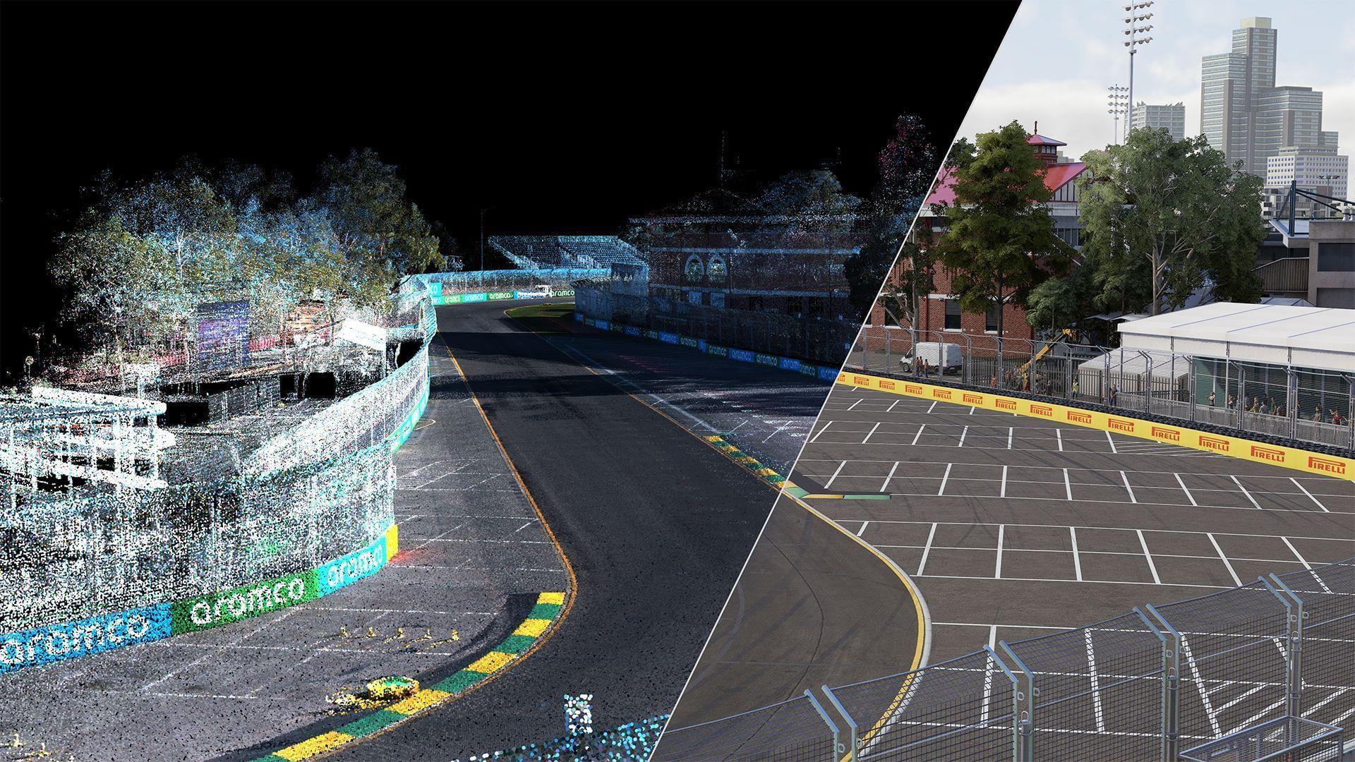 LIDAR upgraded tracks in F1 25