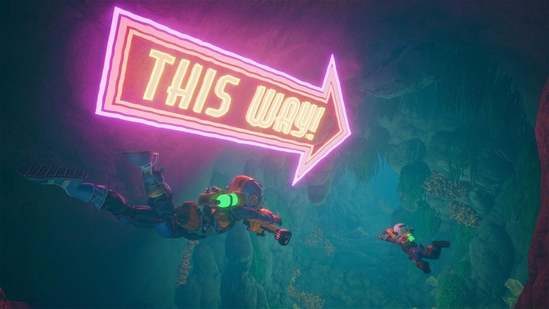 Revenge of the Savage Planet features a co-op mode as well (Image via Raccoon Logic Studios Inc.)