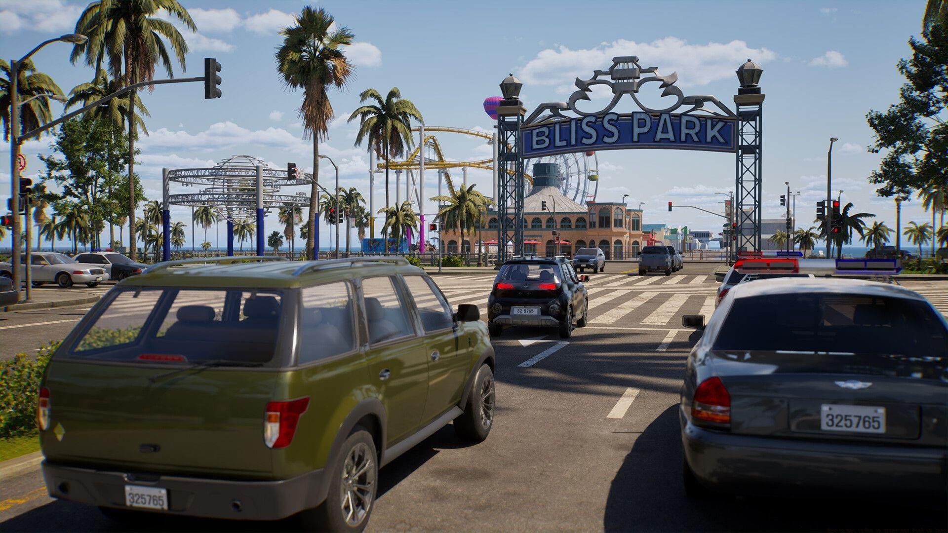 The Bliss Bay Amusement Park in Inzoi (Image via KRAFTON Inc.)