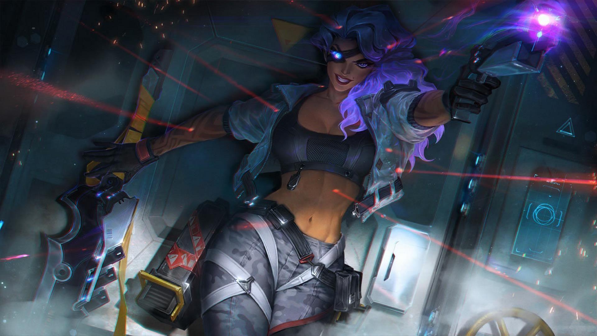 PsyOps Samira in League of Legends (Image via Riot Games)
