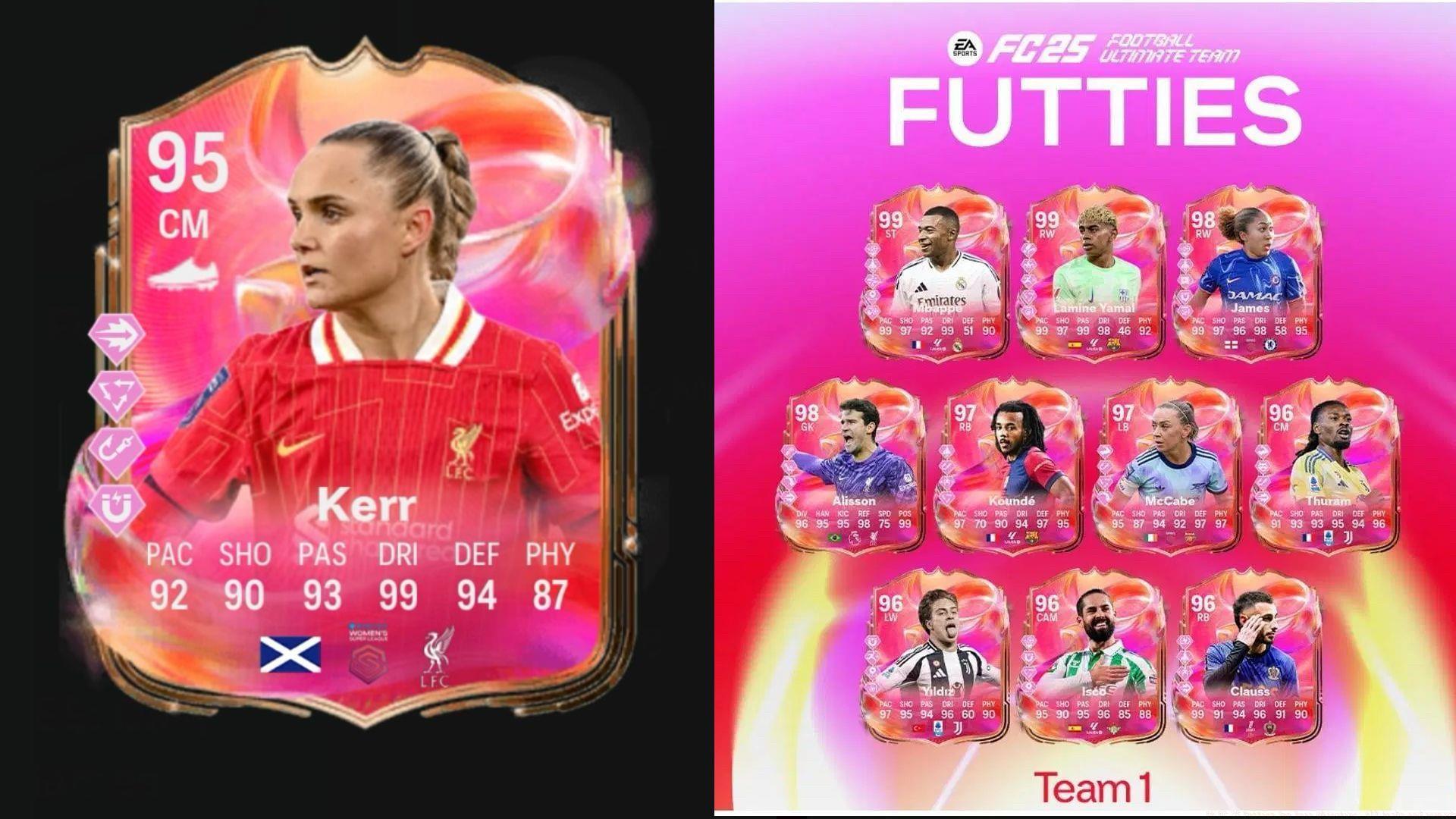 Futties Sam Kerr objective in EA FC 25 ultimate team.
