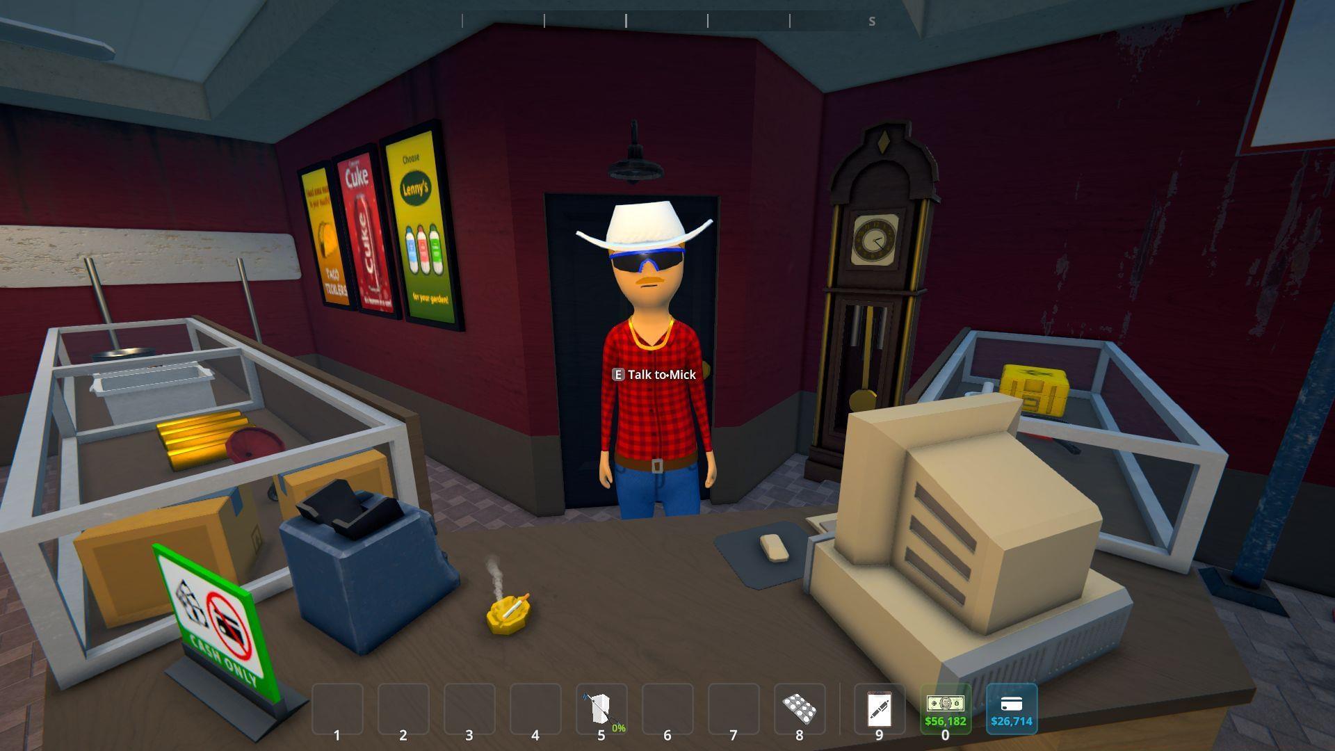 Pawn Shop guy missing in Schedule 1