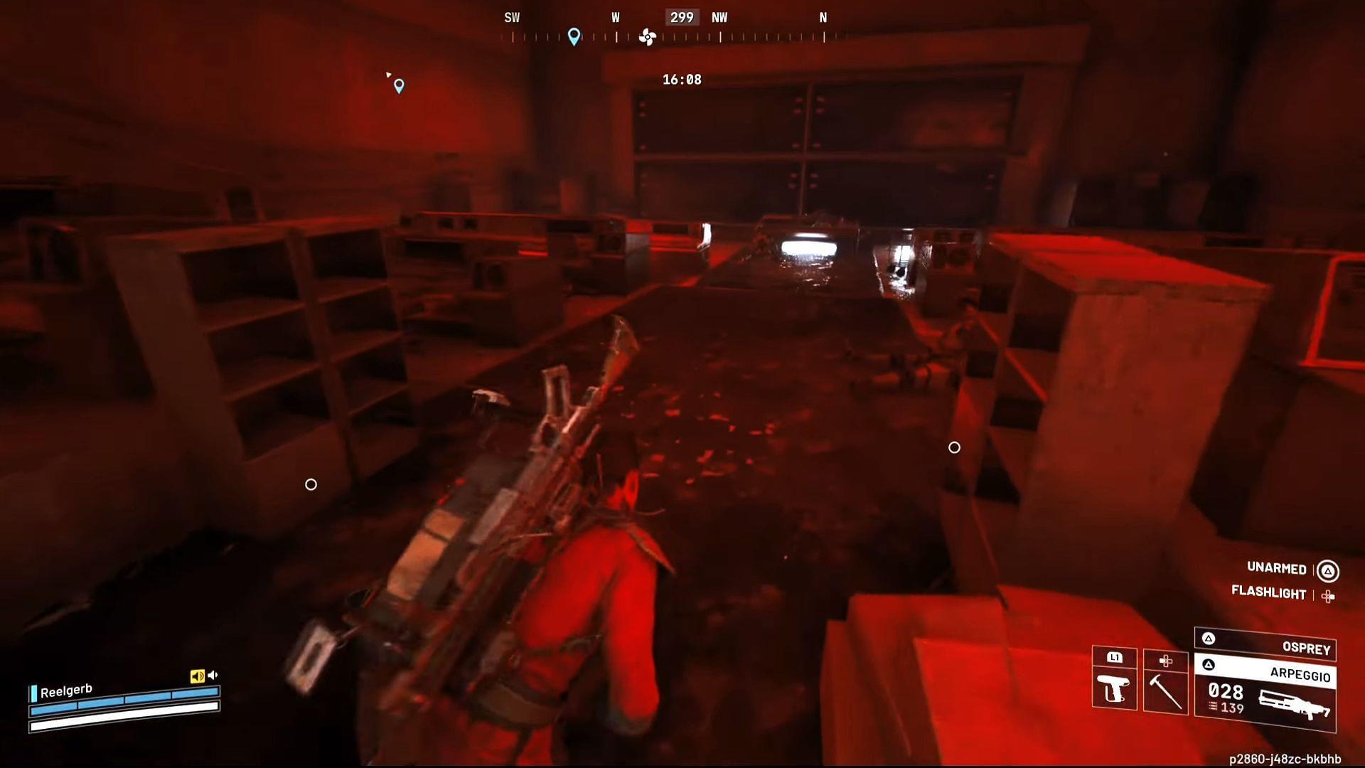 Solving the Red Room puzzle in Arc Raiders (Image via YouTube/@reelgerb)