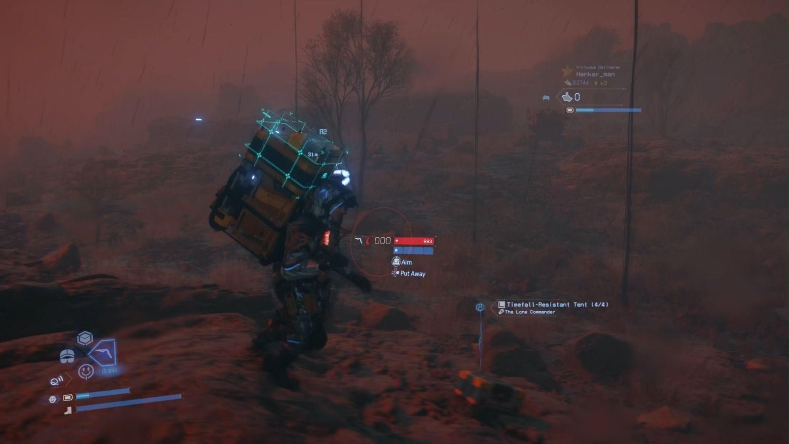 Timefall in Death Stranding 2