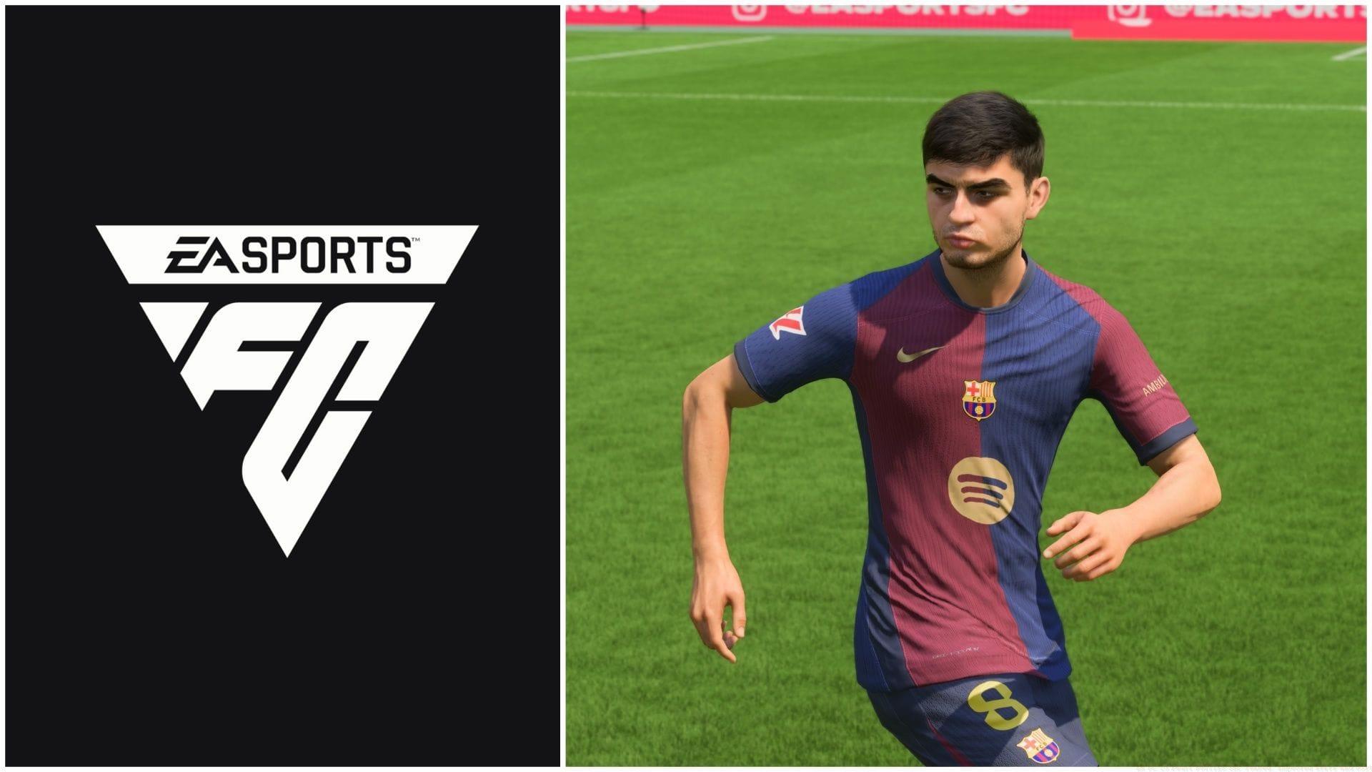 FUTTIES Pedri has been leaked (Images via EA Sports/Sportskeeda Gaming)