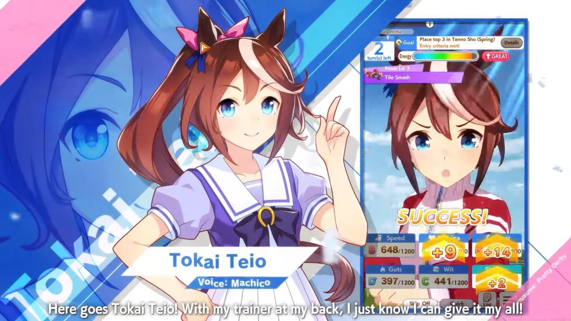 A guide to complete the Japanese Derby Race in Umamusume: Pretty Derby  (Image via Cygames)