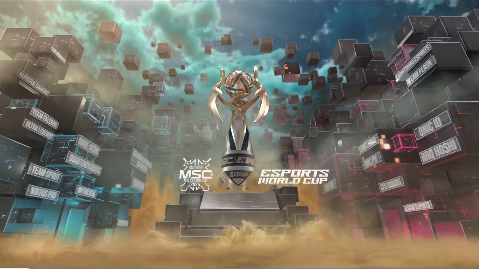 MSC 2025 Knockout begins on July 30 (Image via YouTube/MLBB Esports)