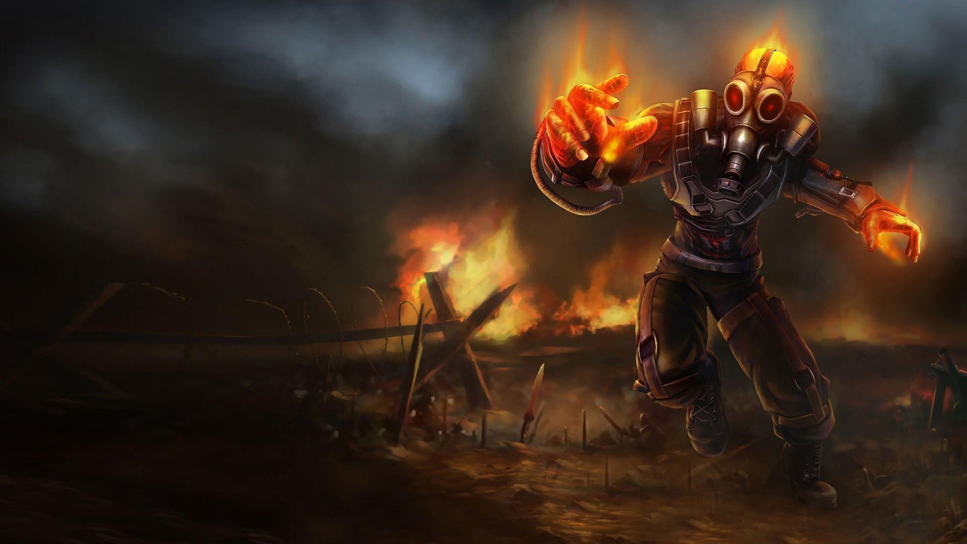 Apocalyptic Brand in League of Legends (Image via Riot Games)