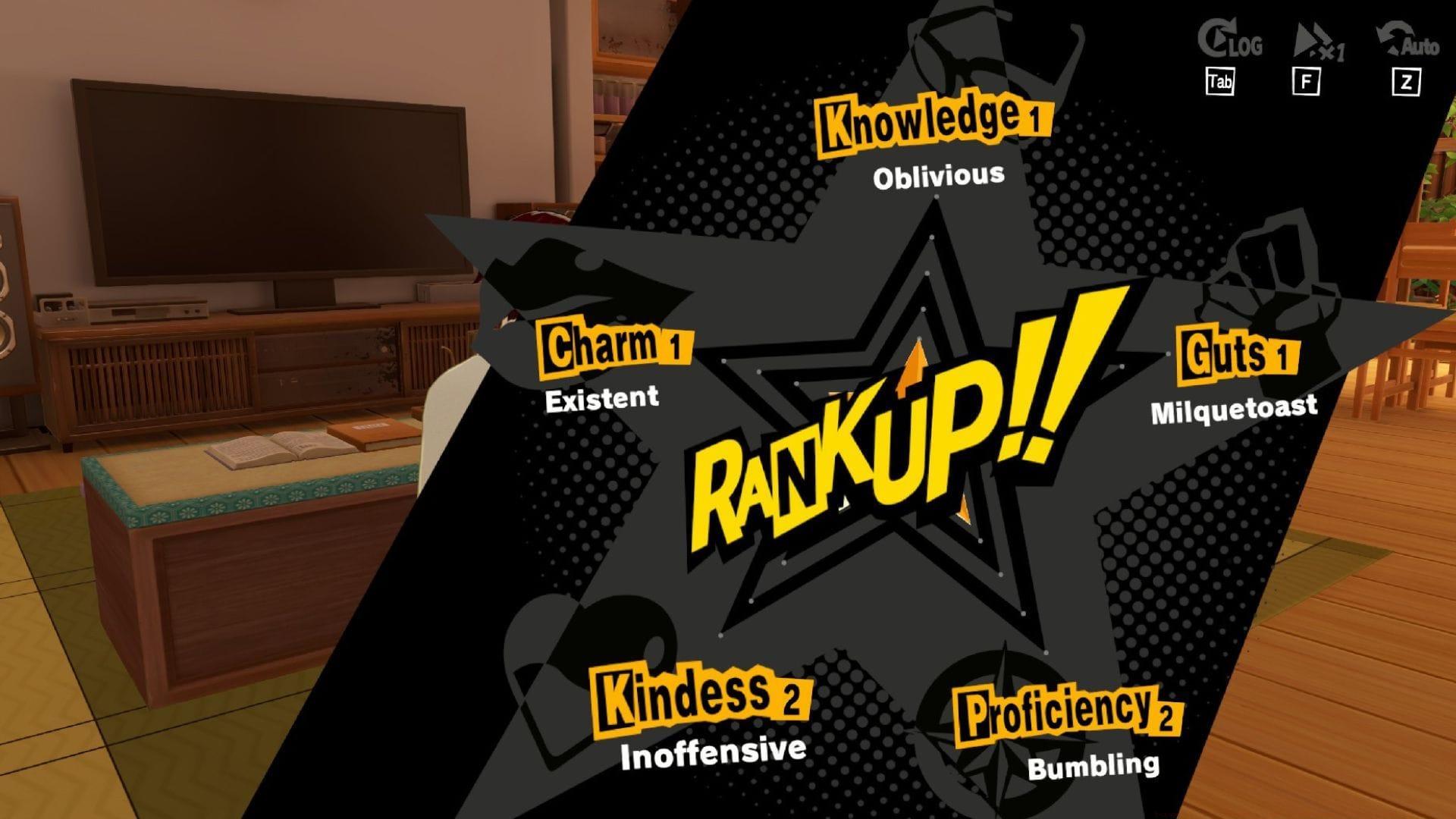 Proficiency Social Stat Persona 5: The Phantom X