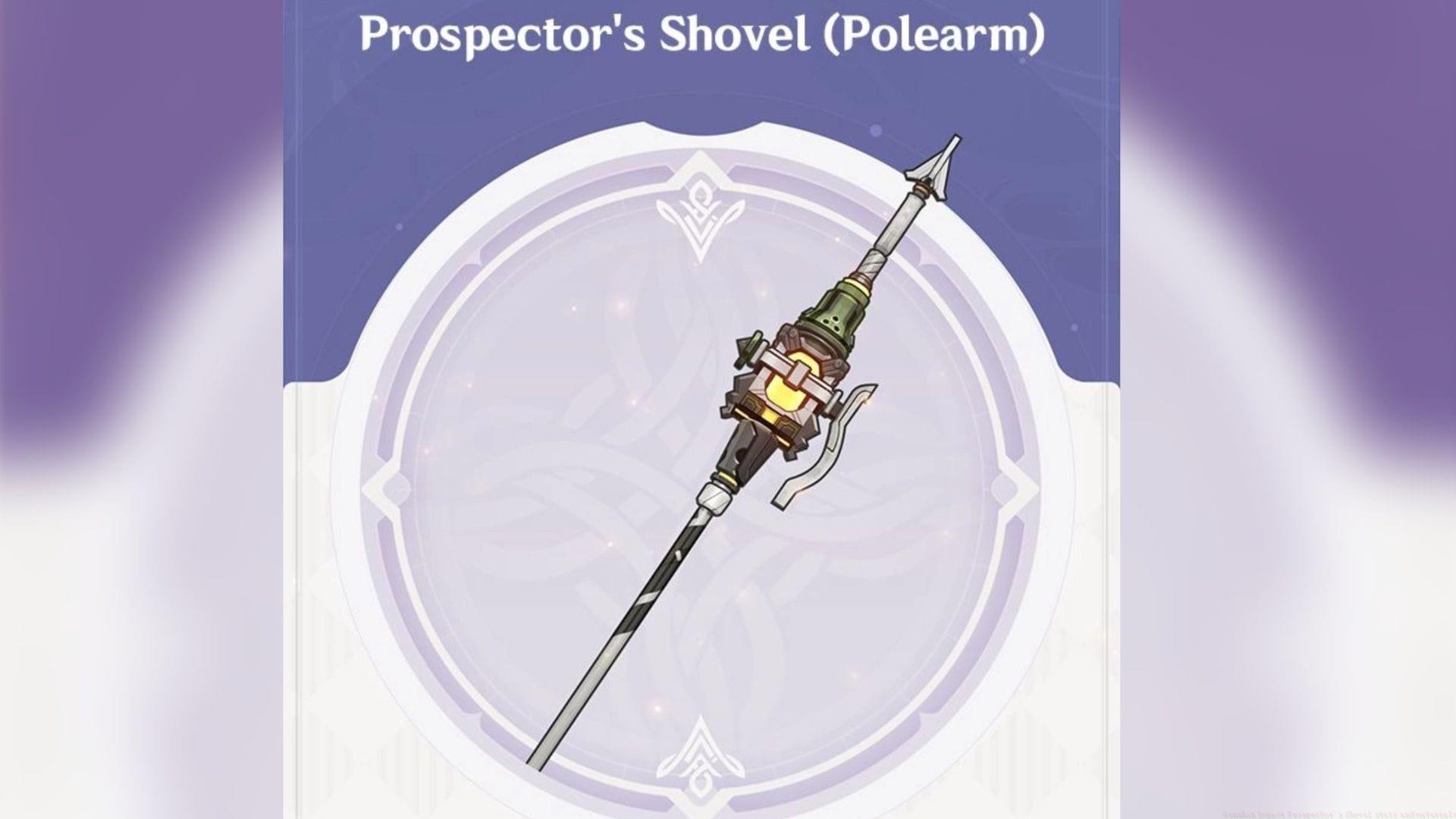 Stats and materials for Nod-Krai craftable Polearm, Prospector