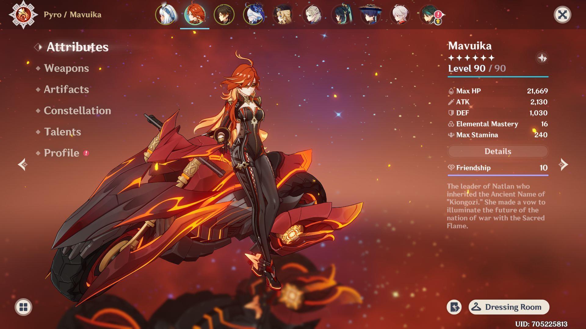 All stats in Genshin Impact