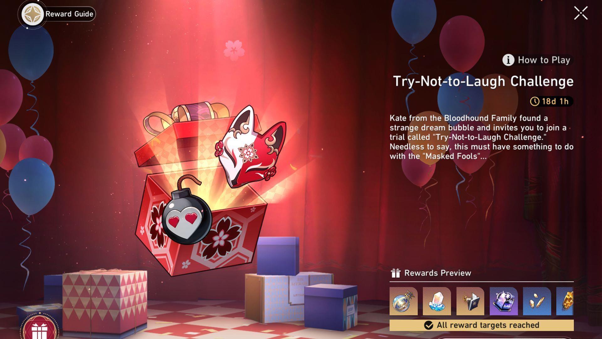 Guide on playing the Try-Not-to-Laugh Challenge event in Honkai Star Rail 3.6 (Image via Sportskeeda Gaming/HoYoverse)