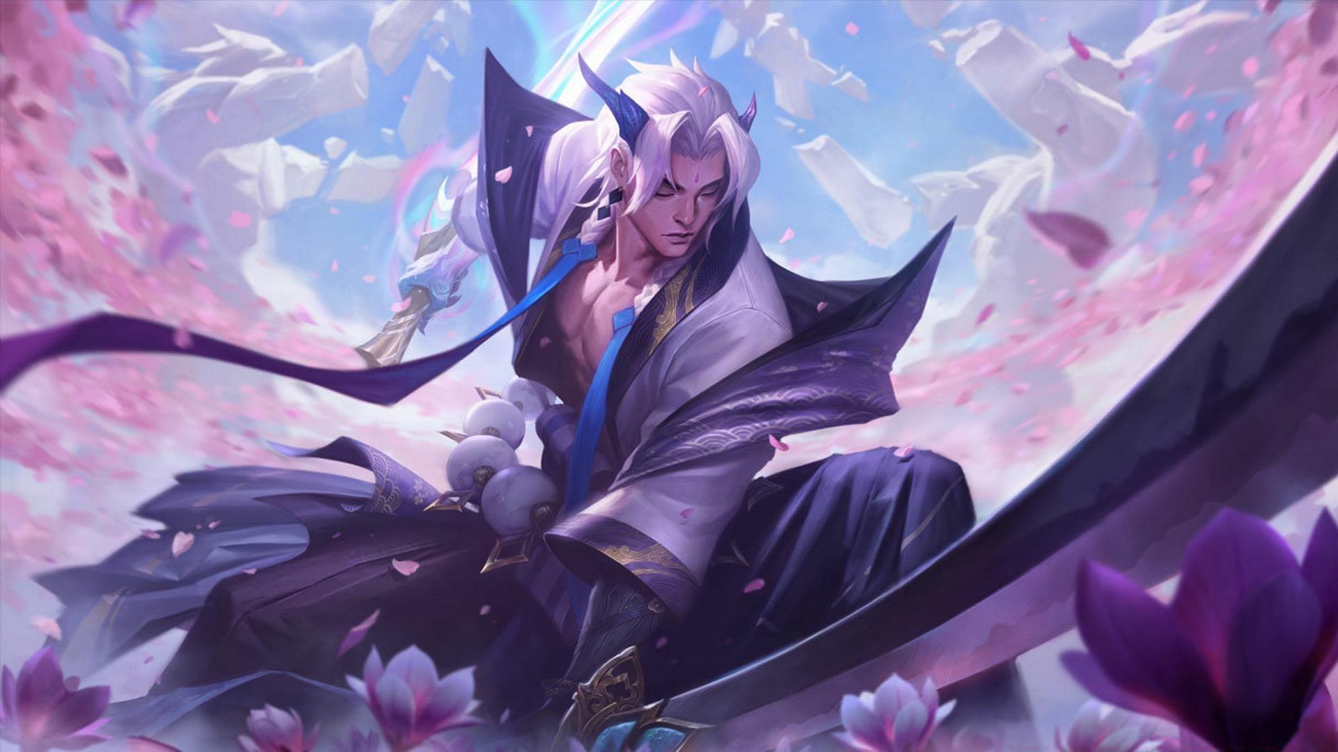 Spirit Blossom Yone in League of Legends (Image via Riot Games)