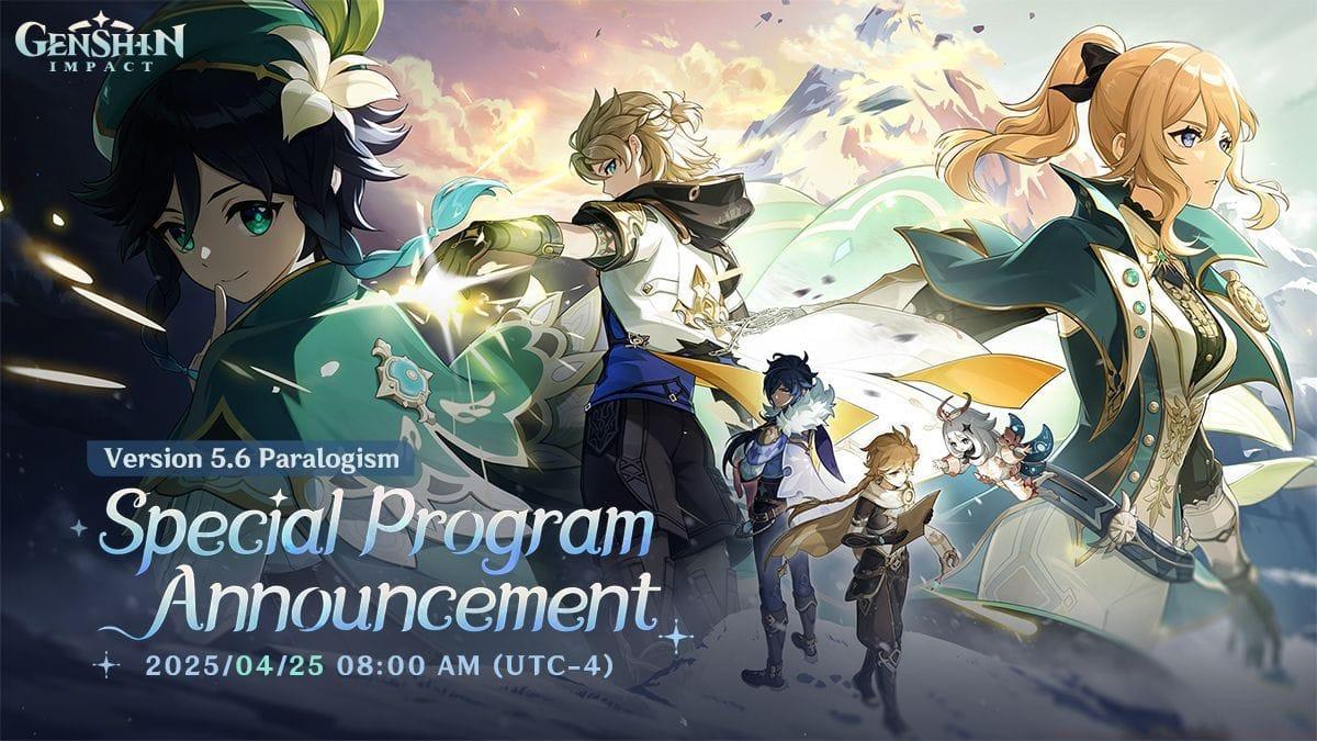 Genshin Impact 5.6 livestream