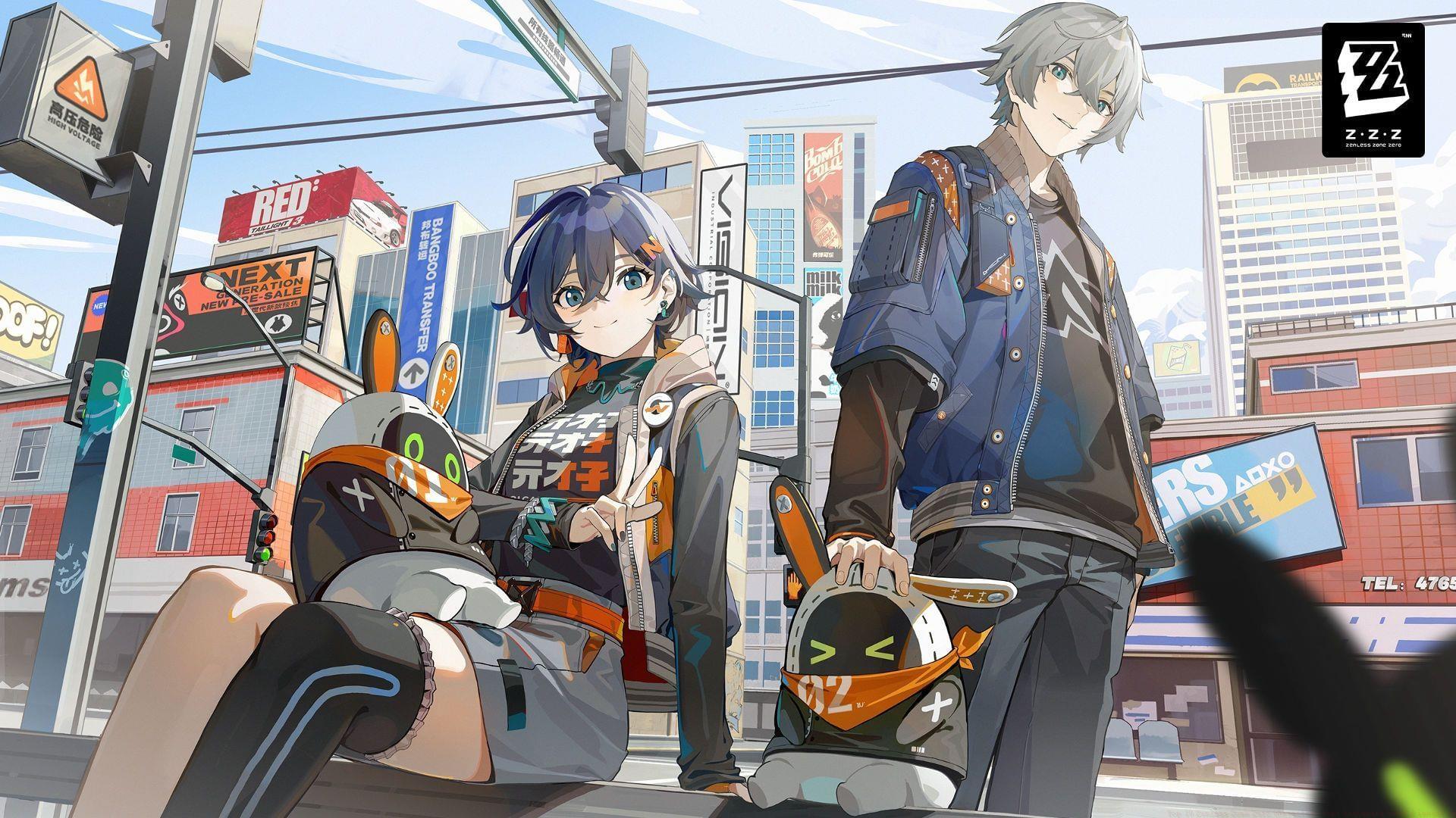 Zenless Zone Zero official art of the Phaethon siblings (Image via HoYoverse)