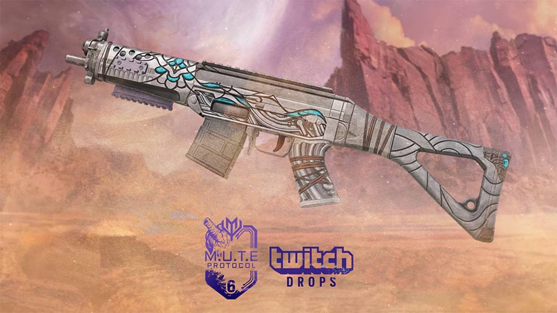 Participate in Rainbow Six Siege X Twitch Drops event to earn a Weapon skin. (Image via Ubisoft)