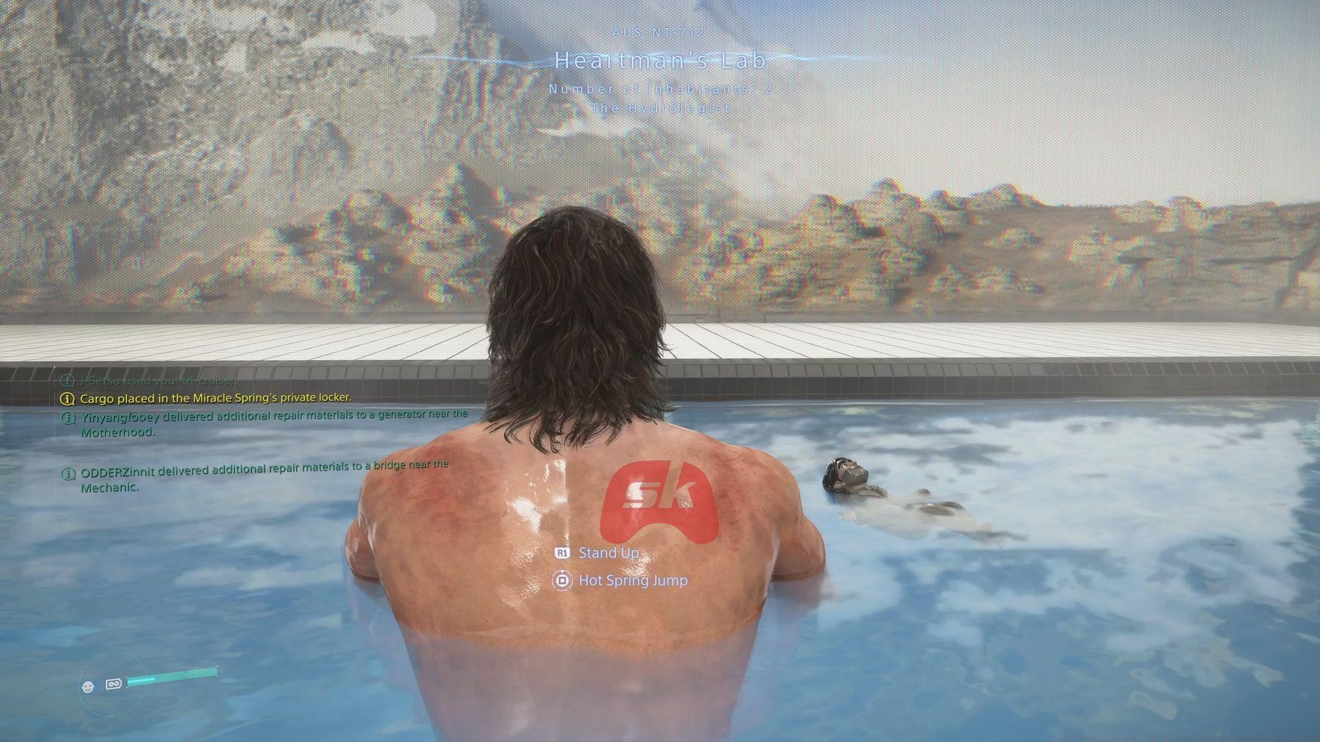 Listing All Hot Springs locations in Death Stranding 2  (Image via Sportskeeda Gaming || Sony Interactive Entertainment)