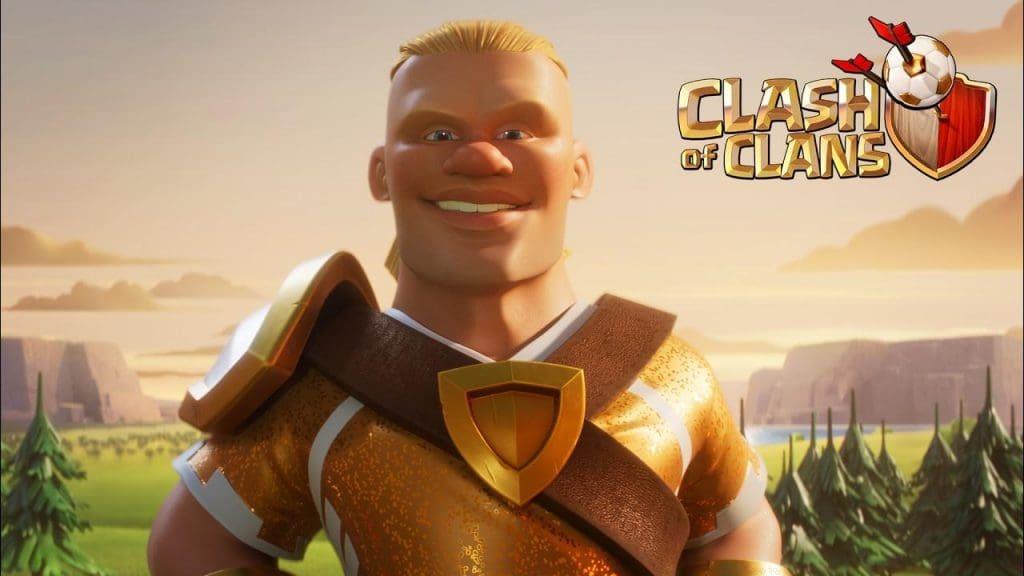 Erling Haaland Skin in Clash of Clans