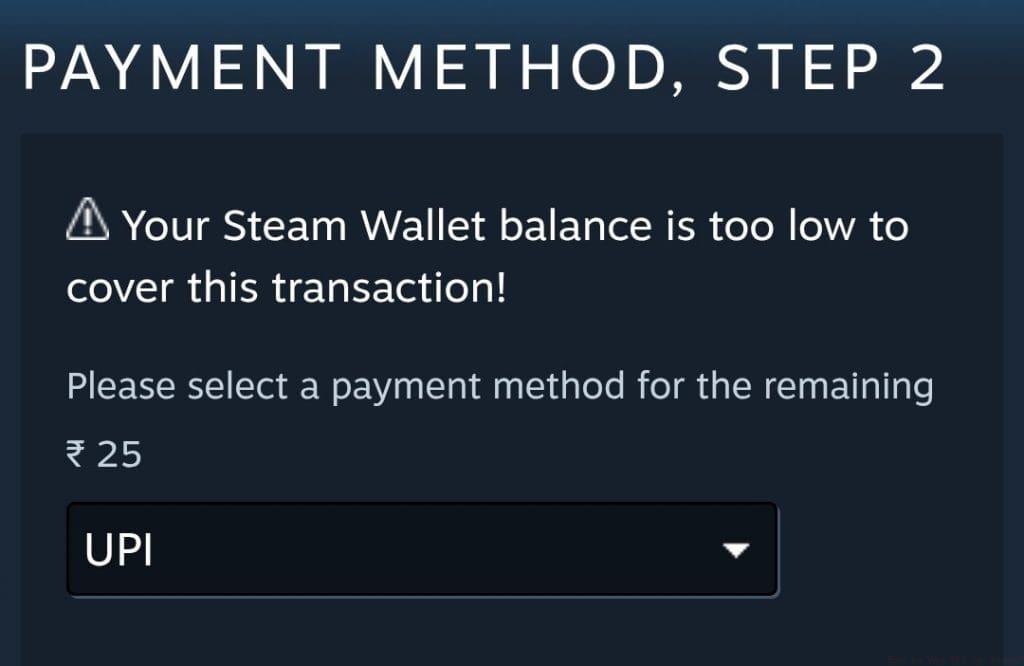 How to Use UPI on Steam Desktop