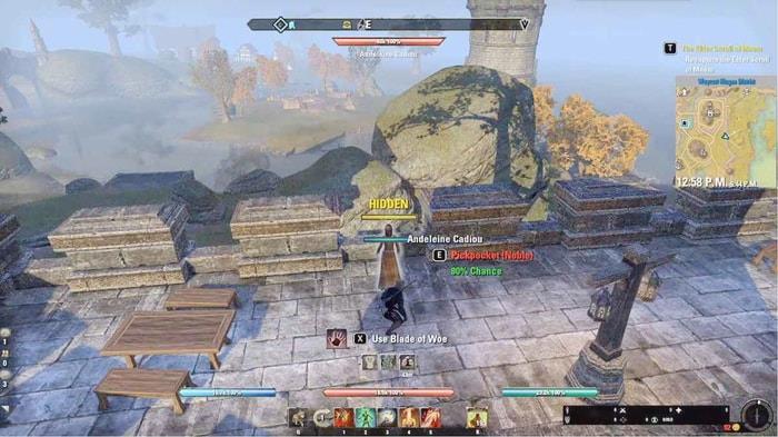 Pickpocketing in ESO