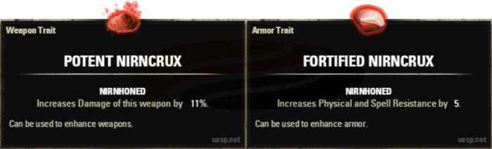 Potent Nirncrux and Fortified Nirncrux in ESO