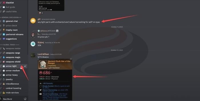 New World Global Trading Post Discord