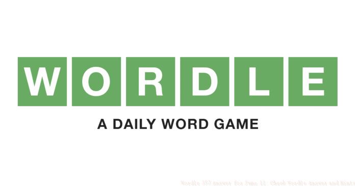 Wordle 270 Answer Wordle 270 Answer