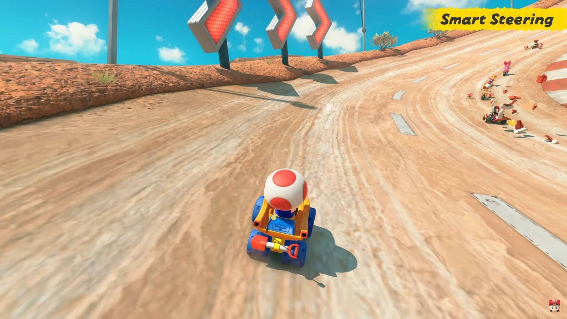 A guide on Smart Steering in Mario Kart World (Image via Nintendo)