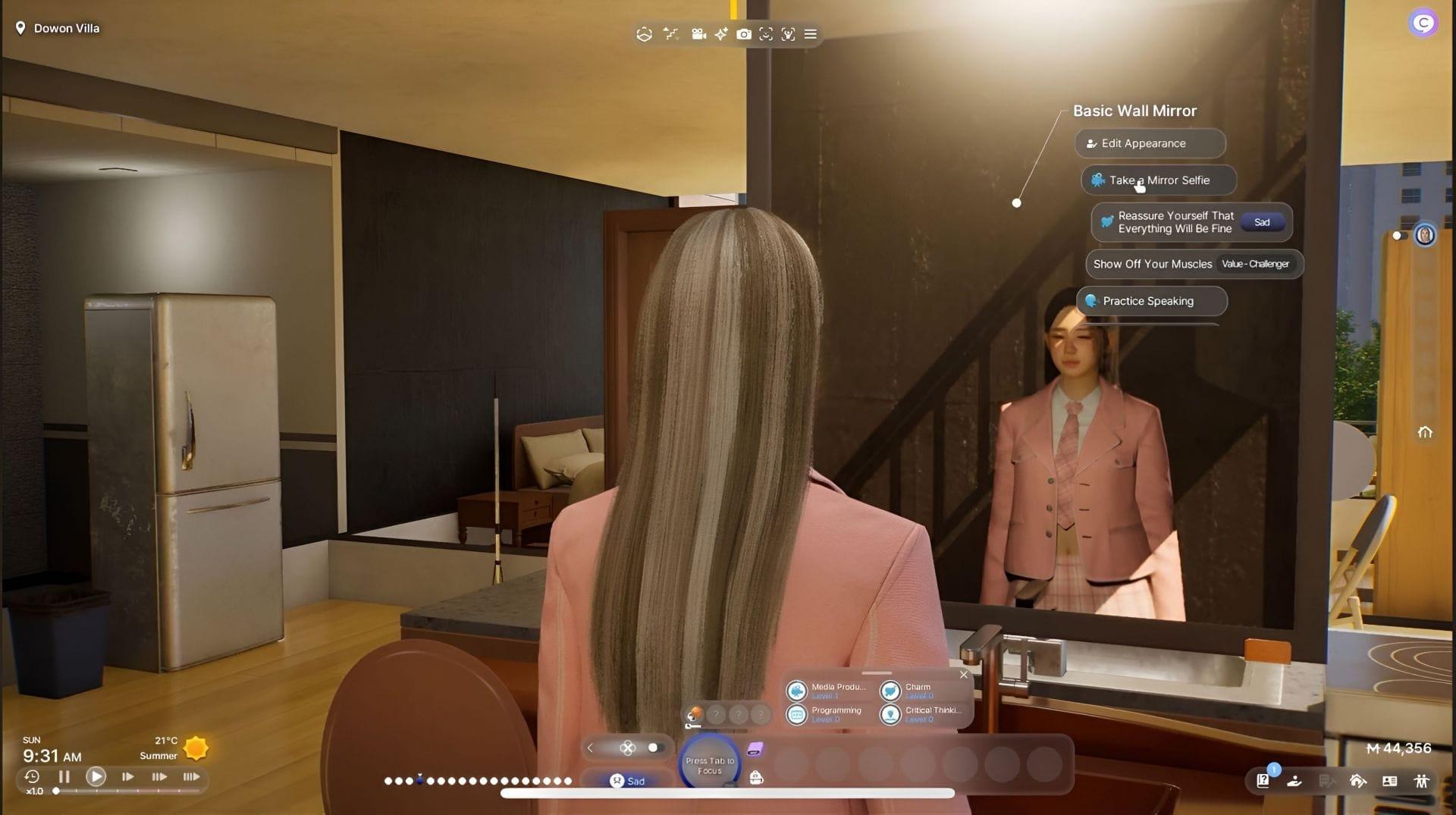 Upload selfies on the social media platform Bubbly (Image via KRAFTON Inc. || YouTube/@How_To_Sims_)