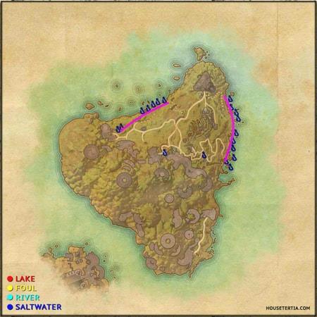 Artaeum Fishing locations