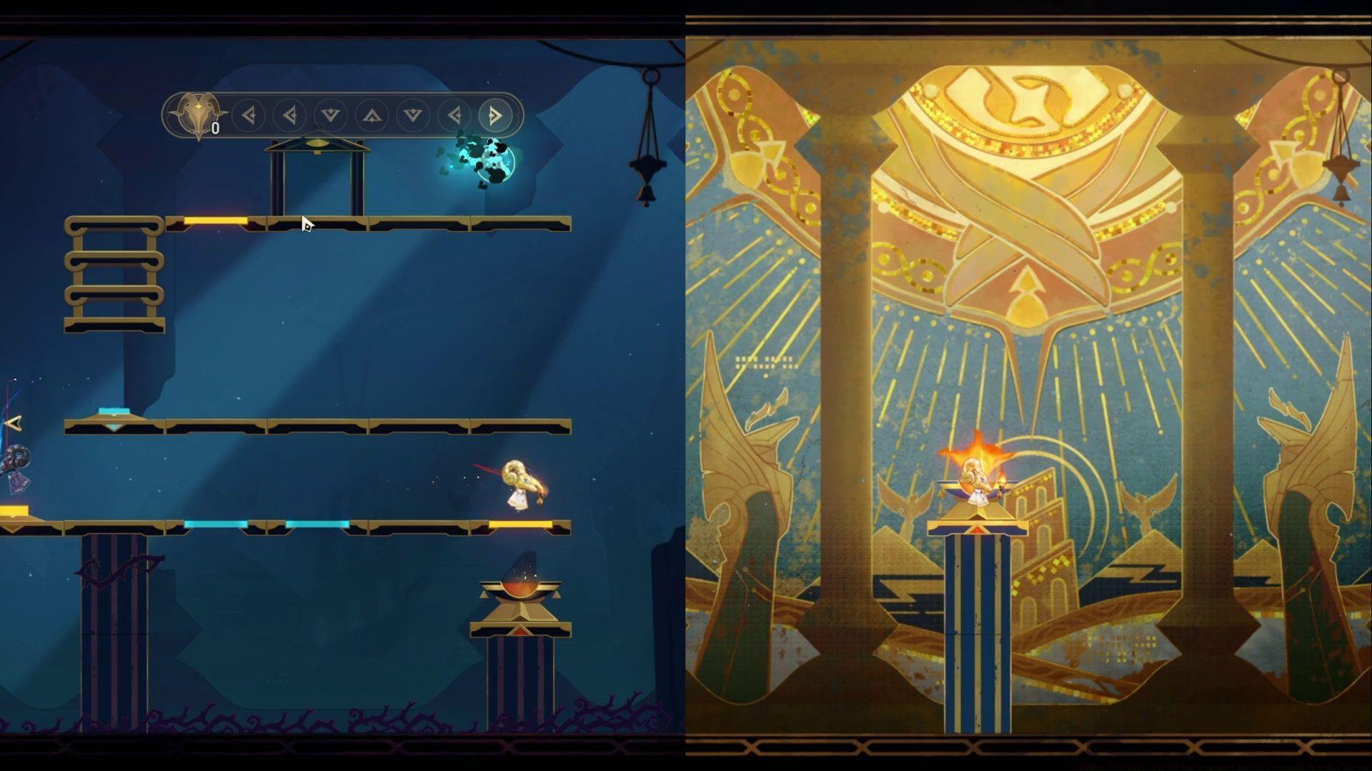 Honkai Star Rail: All Golden Scapegoat puzzle locations in Aedes Elysiae