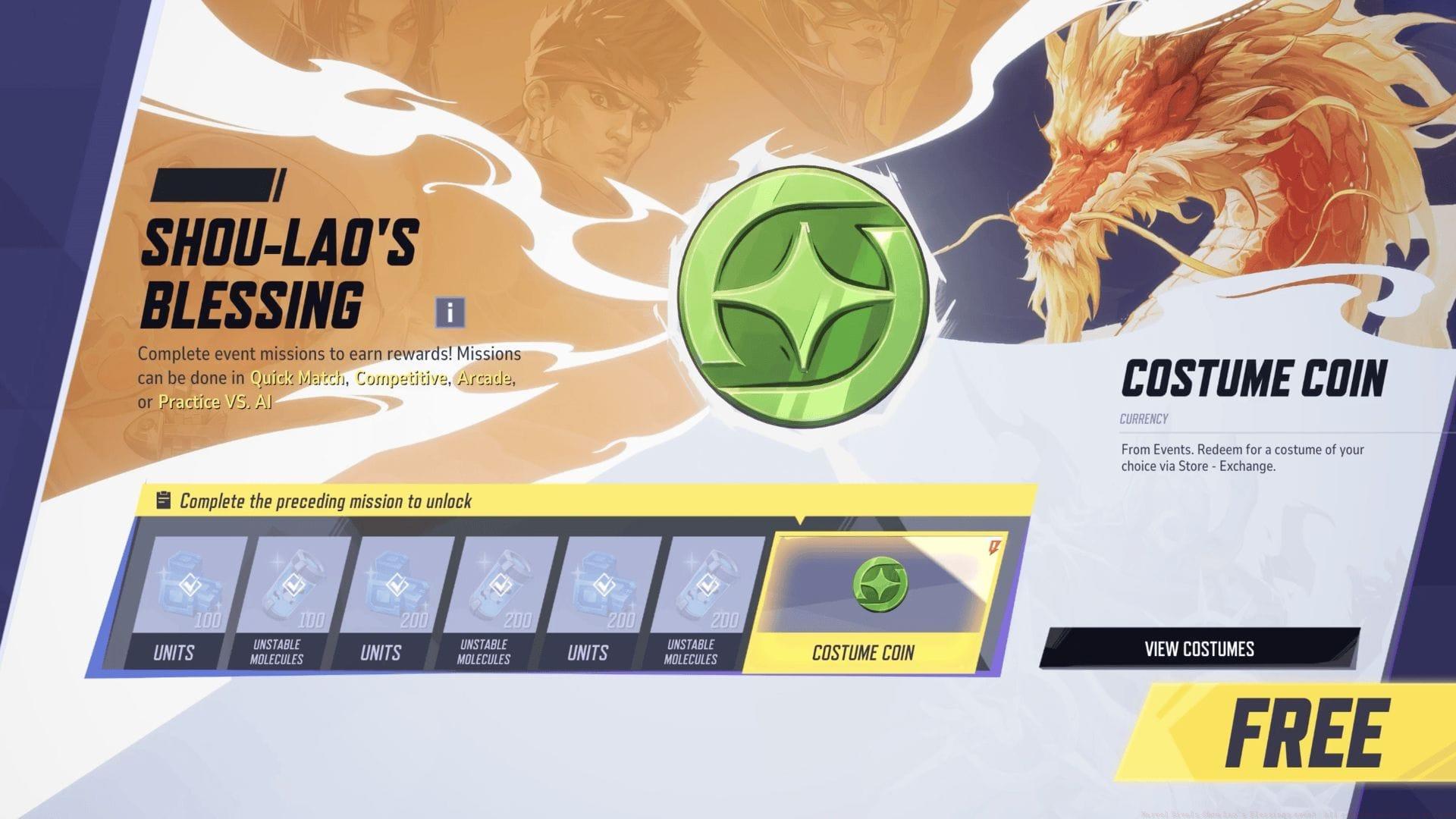 Exploring the rewards in Marvel Rivals Shou Lao