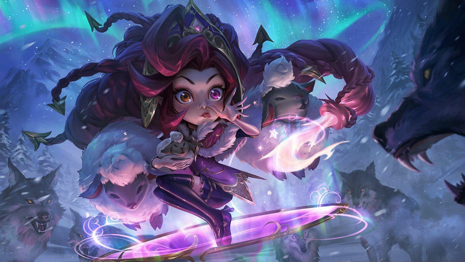 Winterblessed Zoe in League of Legends (Image via Riot Games)