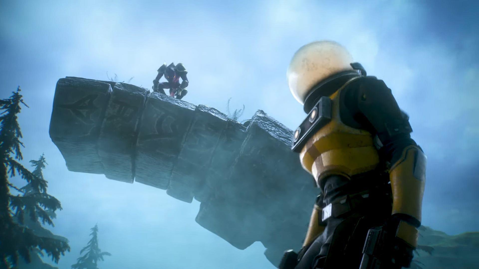 A still from Risk of Rain 2 console launch trailer, commando build for Risk of Rain 2, commando build Risk of Rain 2, Risk of Rain 2, Risk of Rain 2 build guide, Risk of Rain, Risk of Rain 2 Steam, Risk of Rain 2 PS5, Risk of Rain 2 Xbox