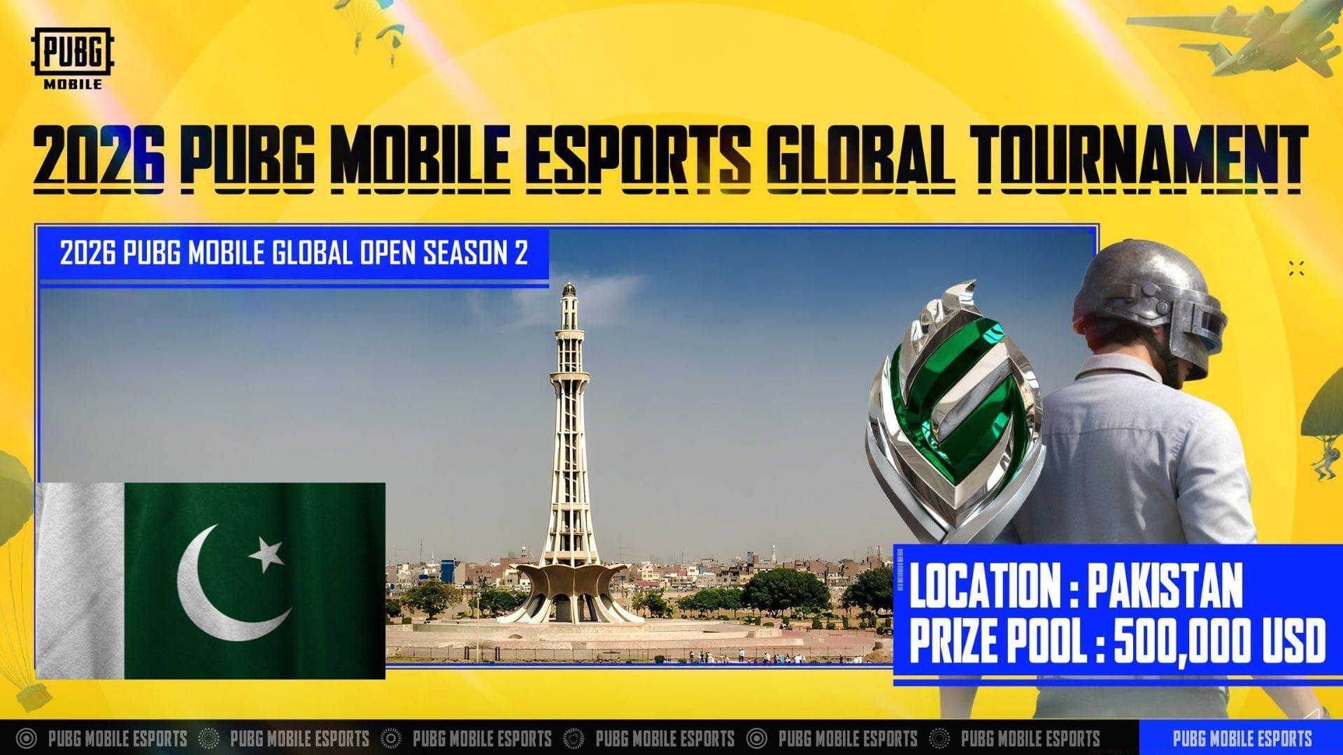 PMGO 2026 Season 2 takes place in Pakistan (Image via Twitter/PUBG Mobile Esports)