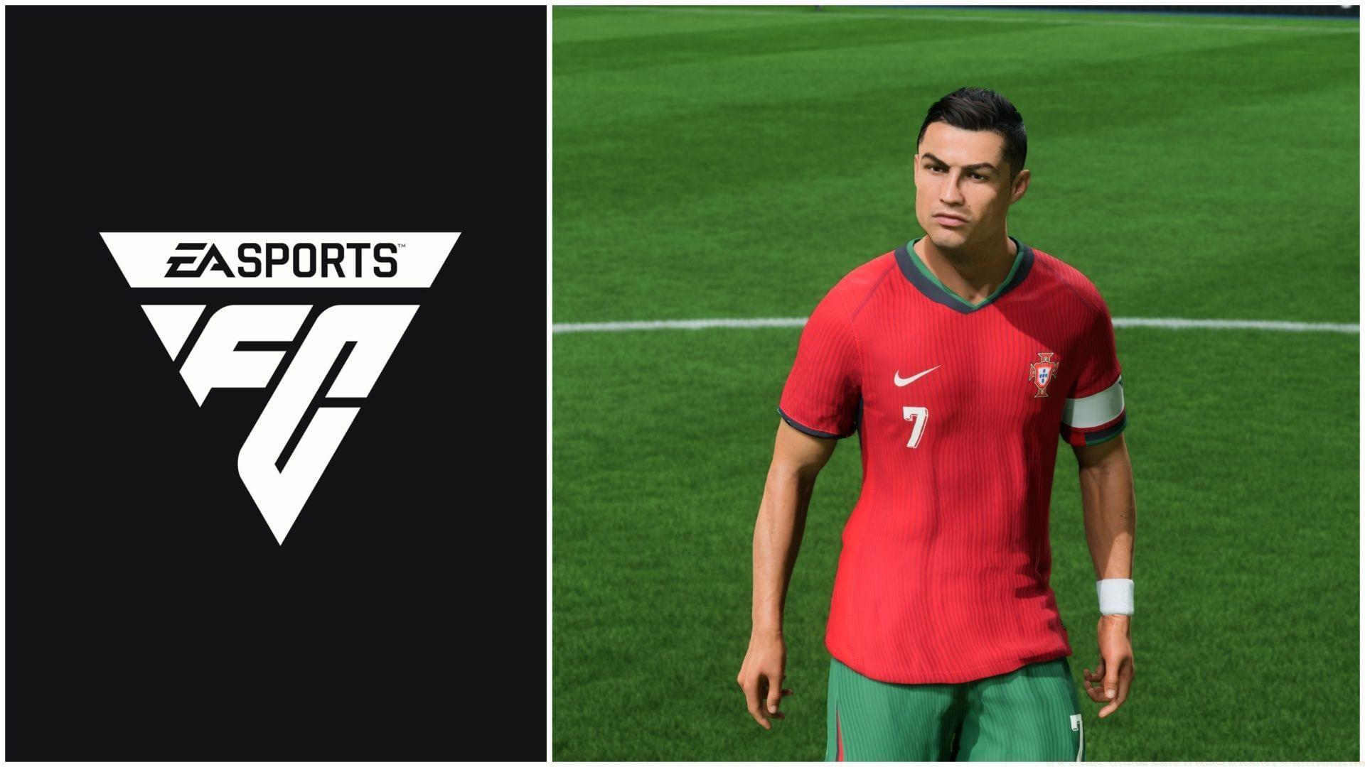 FUTTIES Ronaldo has been leaked (Images via EA Sports/Sportskeeda Gaming)