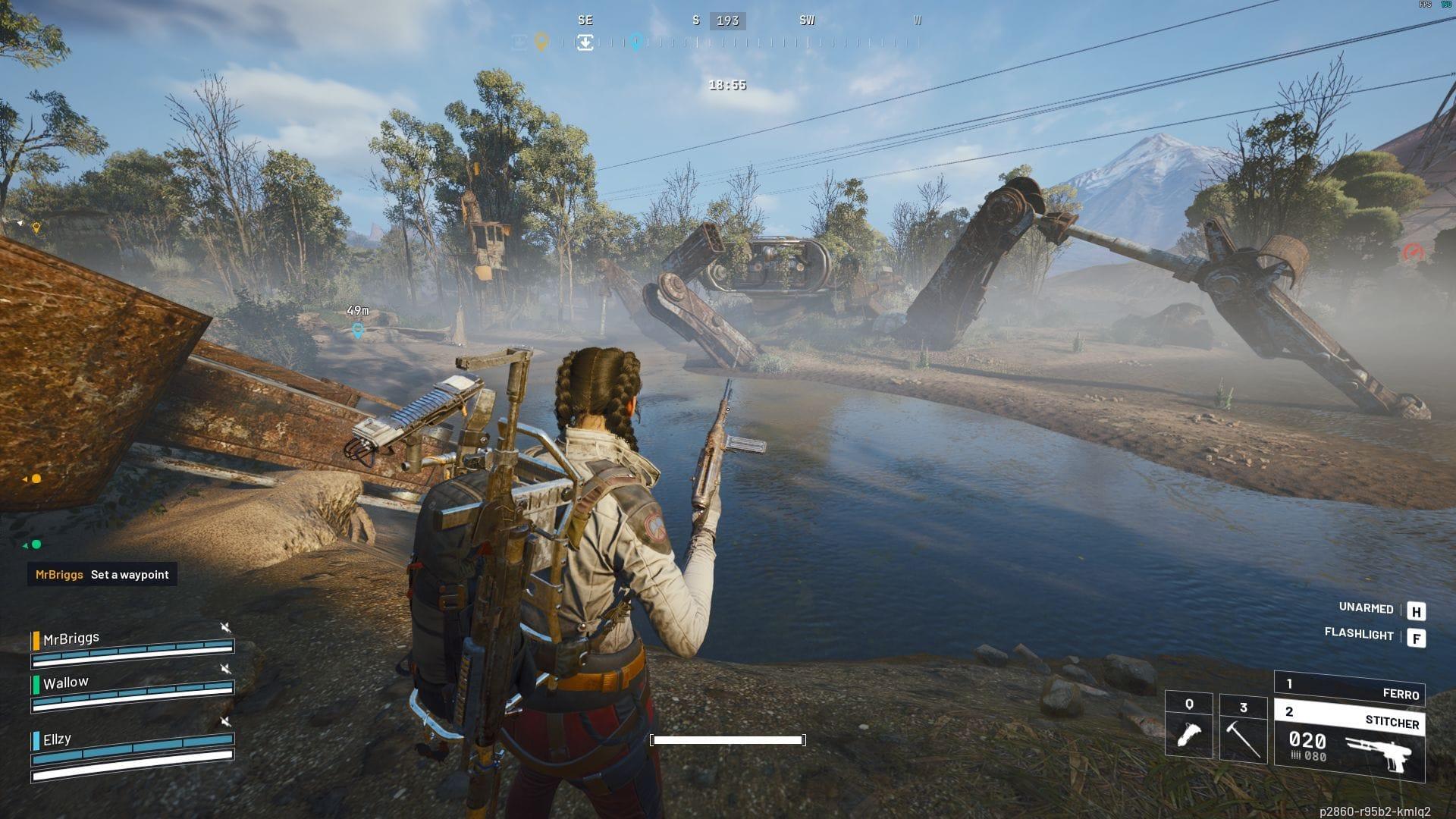 Baron Husk in ARC Raiders Dam Battlegrounds map.