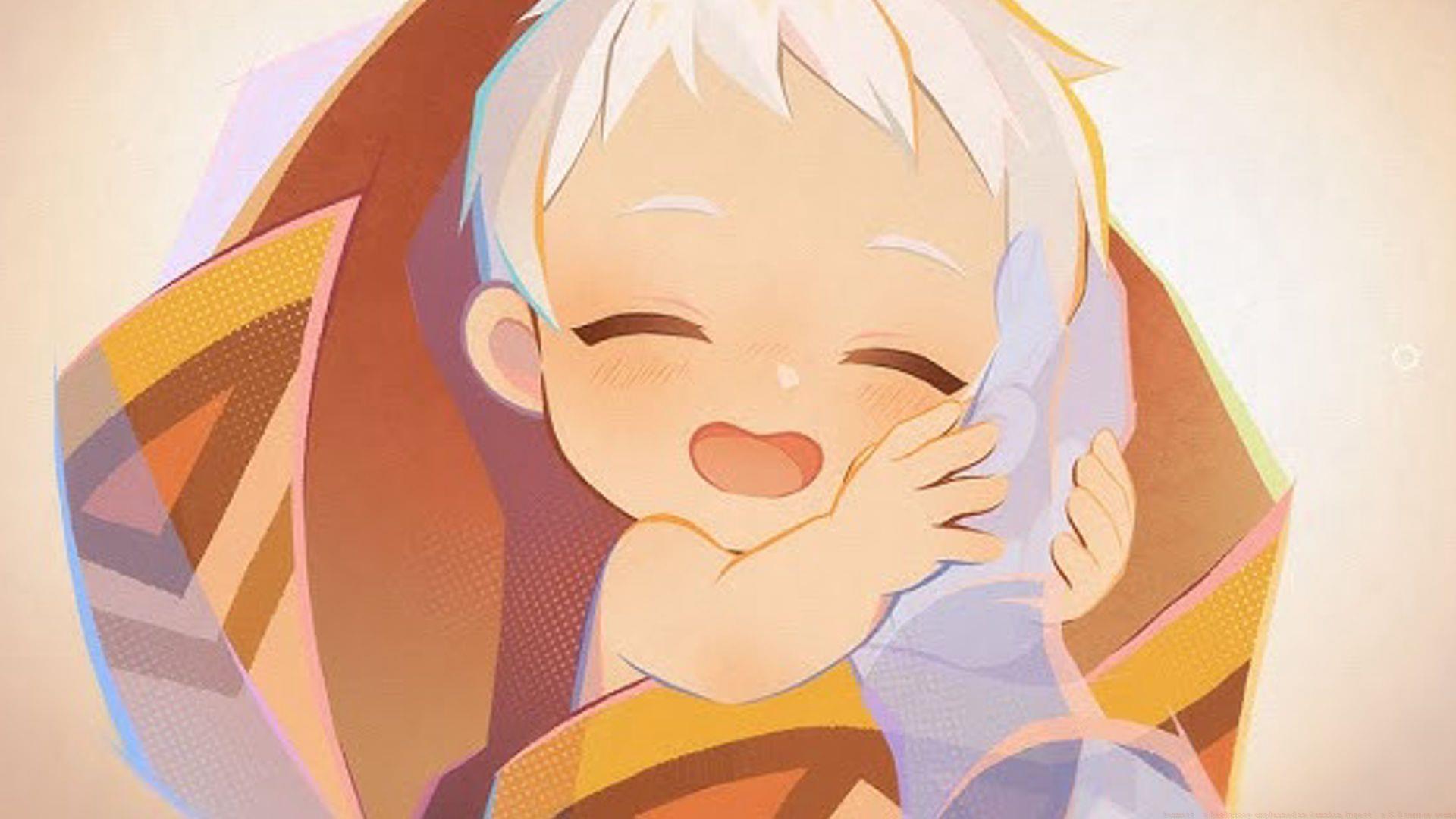 Bennett as a baby (Image via HoYoverse)