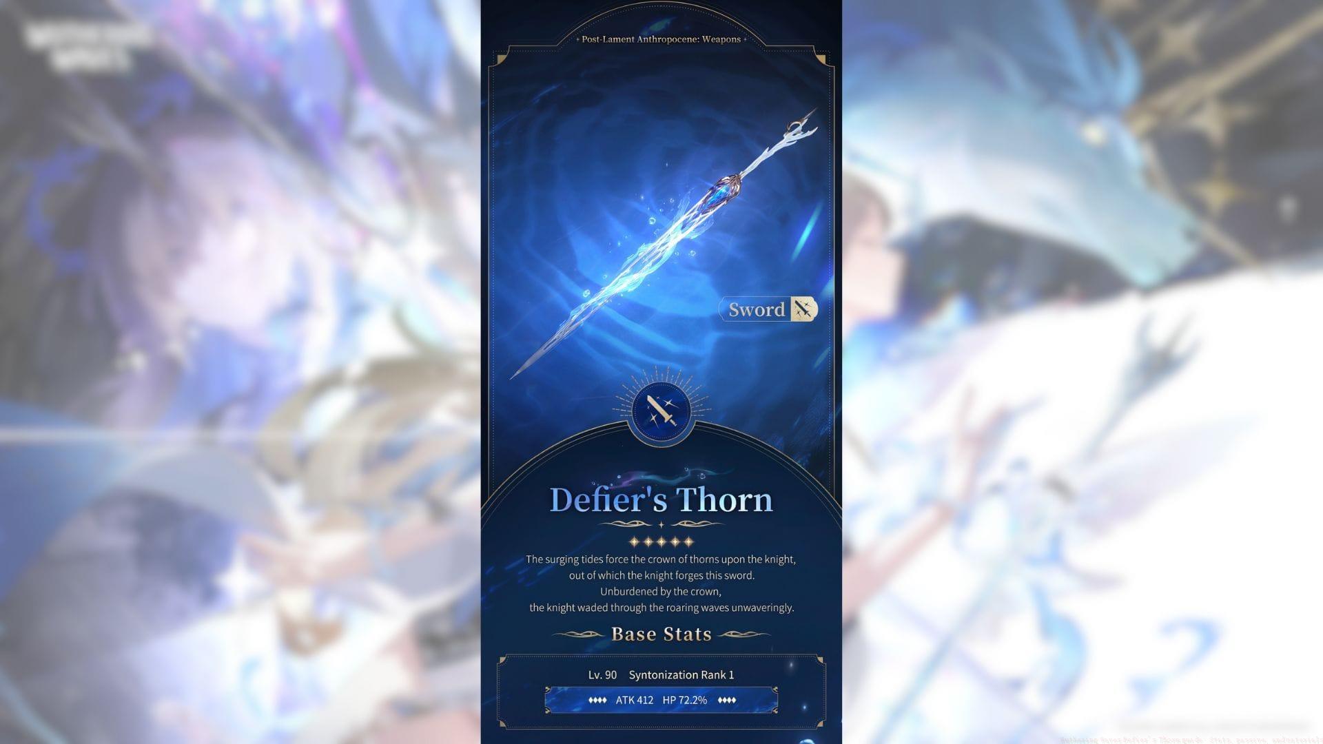 Wuthering Waves Defier